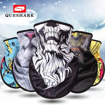 

Fleece Warm Ski Face Mask Bicycle Full Face Mask Snowboard Pirates 3D Printed Triangular Scarf Cycling Skiing Mask Bibs