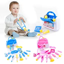 Besegad 15 шт., набор игрушек для ролевых игр с коробкой для хранения для детей, праздничный подарок на Рождество имитаций врача, ролевые игры, игры для доктора