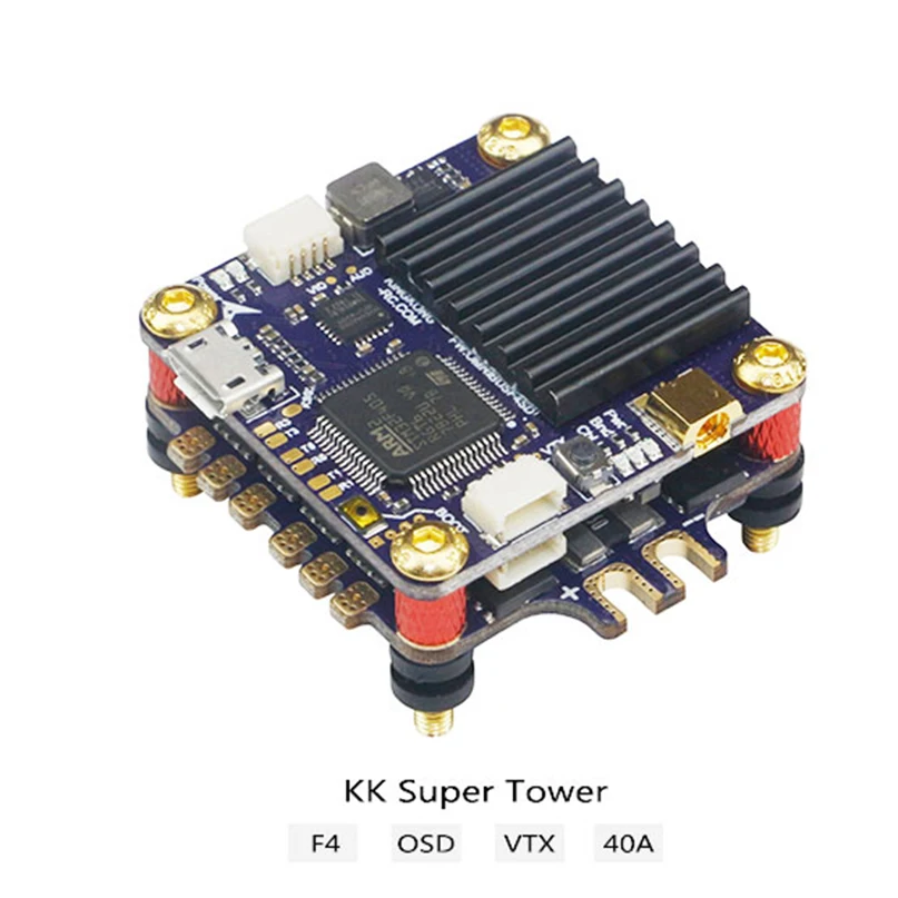 LDARC KK Super Fly башня F4 + OSD VTX 40A BLHELIS 4 в 1 ESC 600 мВт Регулируемый трансмиттер для RC FPV Racing