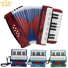 17 Key Mini Accordion Educational Musical Instrument Cadence Band for Both Kids & Adult