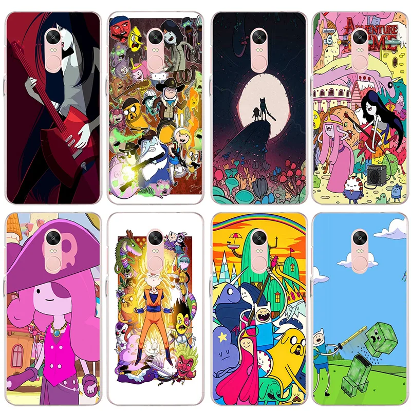 Anime Adventure Time For Xiaomi Mi Redmi Note 3 3S 4 4X 4A 5 5S 5A 6 6X 6A 8 A1 Pro Plus Max 2 Shell Soft TPU Cases | Мобильные