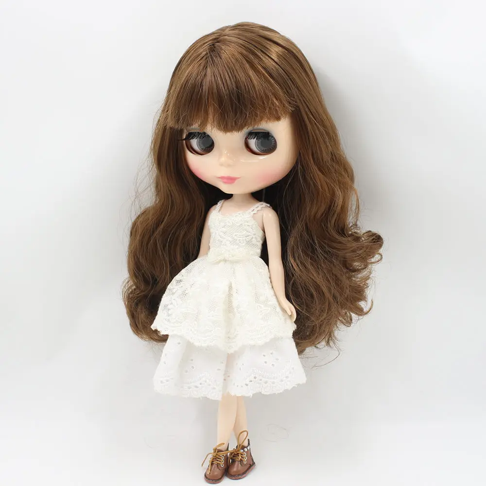 ICY Nude Blyth Кукла № BL9158 каштановые волосы телесный цвет кожи BJD