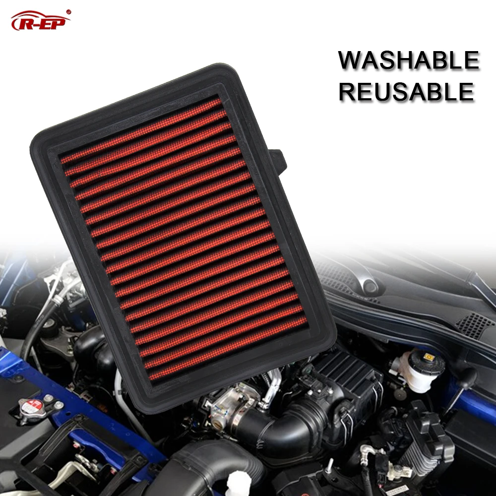 

R-EP High Power Replacement Panel Air Filter Fits for Fit Shuttle Jazz Vezel HR-V OEM 172205R0008 Washable Reusable
