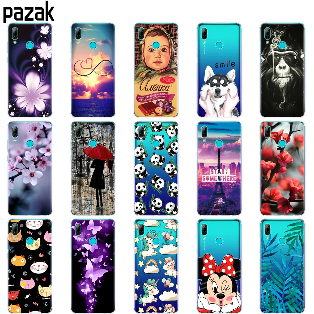 

For Huawei P Smart 2019 Silicone Soft TPU Back Cover For Funda Huawei P Smart 2019 Case Cover POT-LX1 POT-LX3 Phone Case bumper