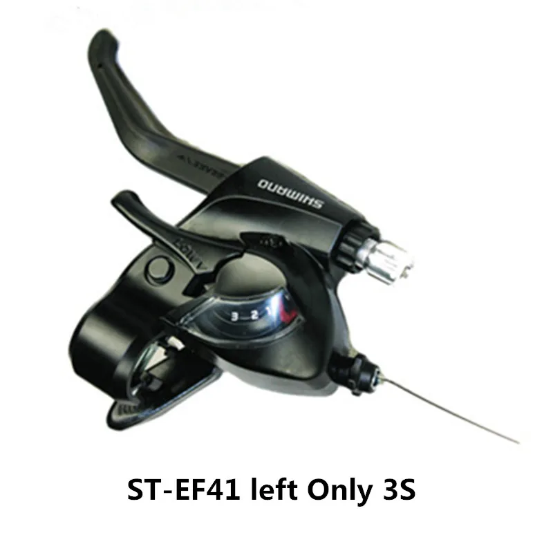 Совершенно аппарат не Привязанный к оператору сотовой связи SHIMANO ST-EF41-7 mountain/дорожный велосипед для верховой езды зимние сиамские циферблат 7/8 скоростей 21/24 скорости передачи - Цвет: ST-EF41 left 3S