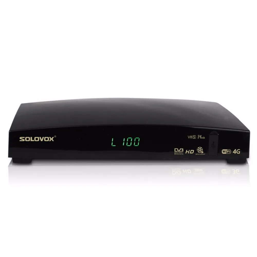 

5PCS Original SOLOVOX V8S Plus Digital Satellite Receiver S V8 S-V8 Support WEBTV Biss Key 2x USB Slot USB Wifi 3G Youporn CCCAM