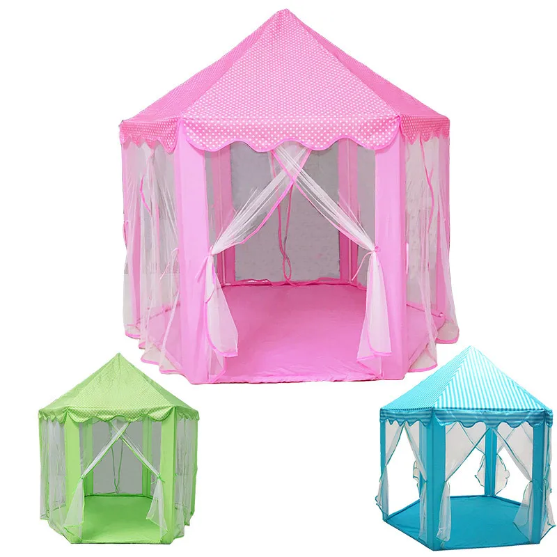 Tenda ao ar Menina Princesa Castelo Tendas Dobrável Playhouse Bola Casa Crianças Jogando Brinquedo Dormir Livre Indoor Tenda Portátil Y40 9 casa crianças jogando brinquedo dormir tenda ao