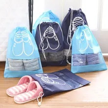 

1PC Travel Shoes Storage Bags Women Men Dustproof Cover Drawstring Bundle Mouth Non-woven Shoe Bags