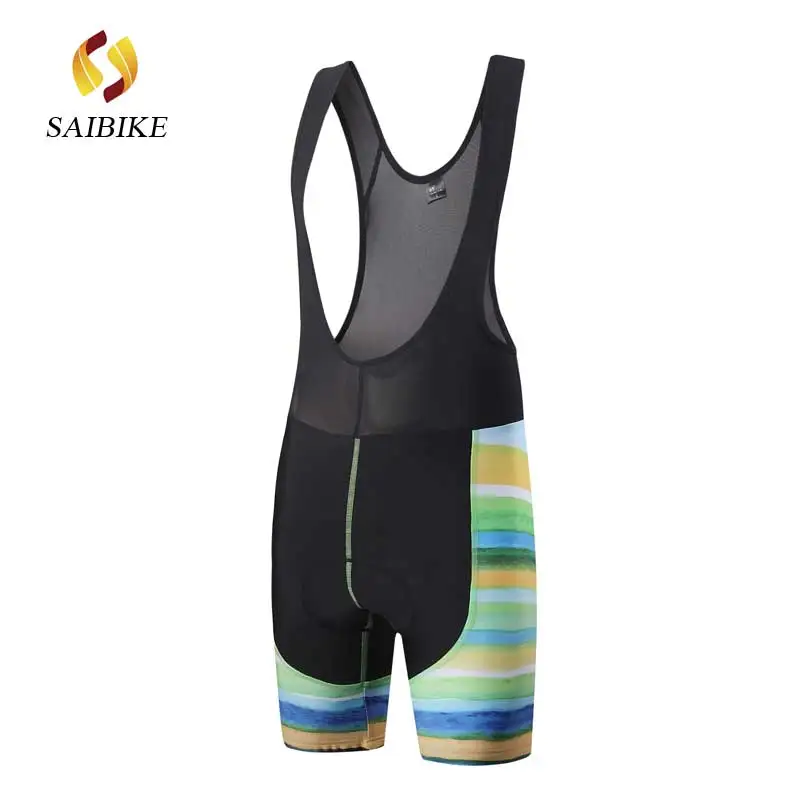 SaiBike Culotte Ciclismo мужские летние брюки Ciclista Tirantes Triathlon Pantalon Hombre одежда для горного велосипеда велосипедные шорты - Цвет: s1653bp