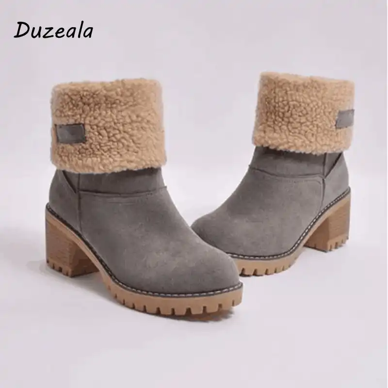 Duzeala Brand Women Boots Female Winter 