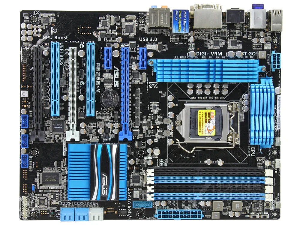 Asus P8Z68-V Desktop Motherboard LGA 1155 DDR3 for I3 I5 I7 CPU USB2.0 USB3.0 32GB Z68 Original motherboards free shipping Asus P8Z68-V Desktop Motherboard LGA 1155 DDR3 for I3 I5 I7 CPU USB2.0 USB3.0 32GB Z68 Original motherboards free shipping
