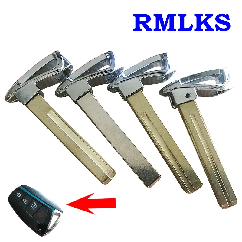 

RMLKS New Style Smart Emergency Key Blade Fit For Hyundai New Santa Fe IX45 for Kia 2013 2014 2015 Uncut TOY40 Blade