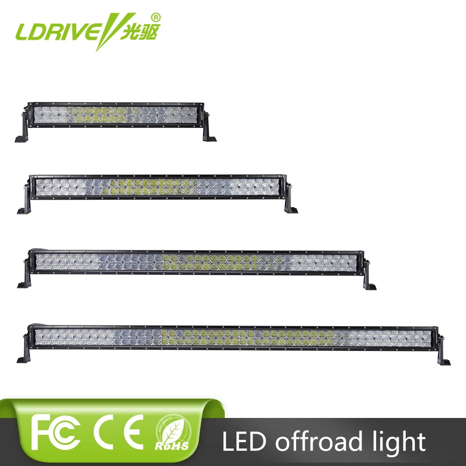 22 32 42 52 дюймов 200W 300W 400W 500W двойной ряд прямой светодиодный светильник бар авто