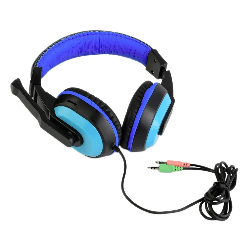 

3.5mm Adjustable Game Gaming Headphones Stereo Type Noise-canceling Computer PC Gamers Headset With Microphones dropshipping