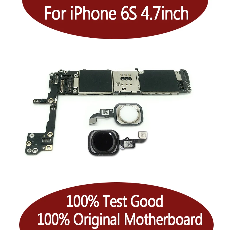 Материнская плата для iphone 6S 16 ГБ 64 с полной разблокировкой без Touch ID 100%