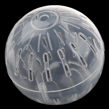 

LBER Pet Play Exercise Rodent Jogging Mice Hamster Gerbil Rat Small Ball Plastic Toy Random Color useful training Toy Cage Acces