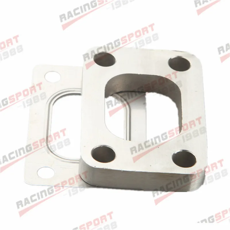 T25 T28 SS304 Turbo Manifold Charger Turbine Inlet Flange + Gasket |