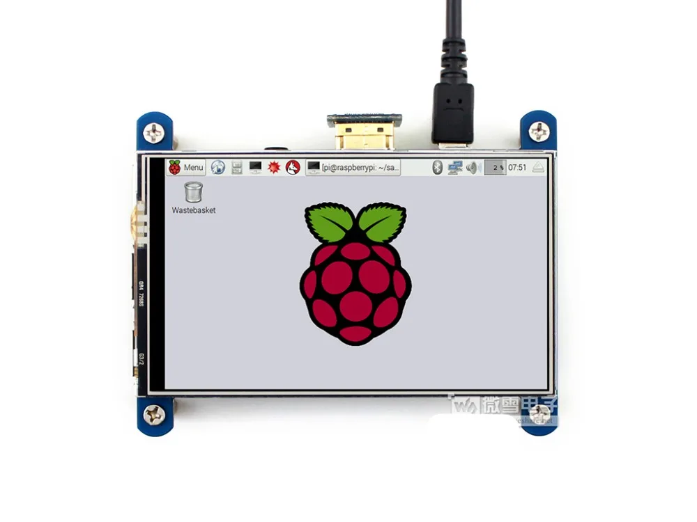 

4 inch HDMI LCD Resistive Touch Screen HDMI LCD IPS Screen High Resolution 800*480 Designed for Raspberry Pi