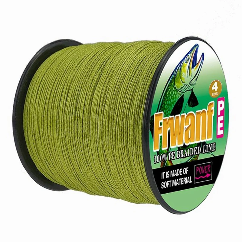 

Frwanf 100M Pe Braided Fishing Line 4 Strand Super Strong Multifilament Thread For Carp Fishing Carp Lines 4 Strand