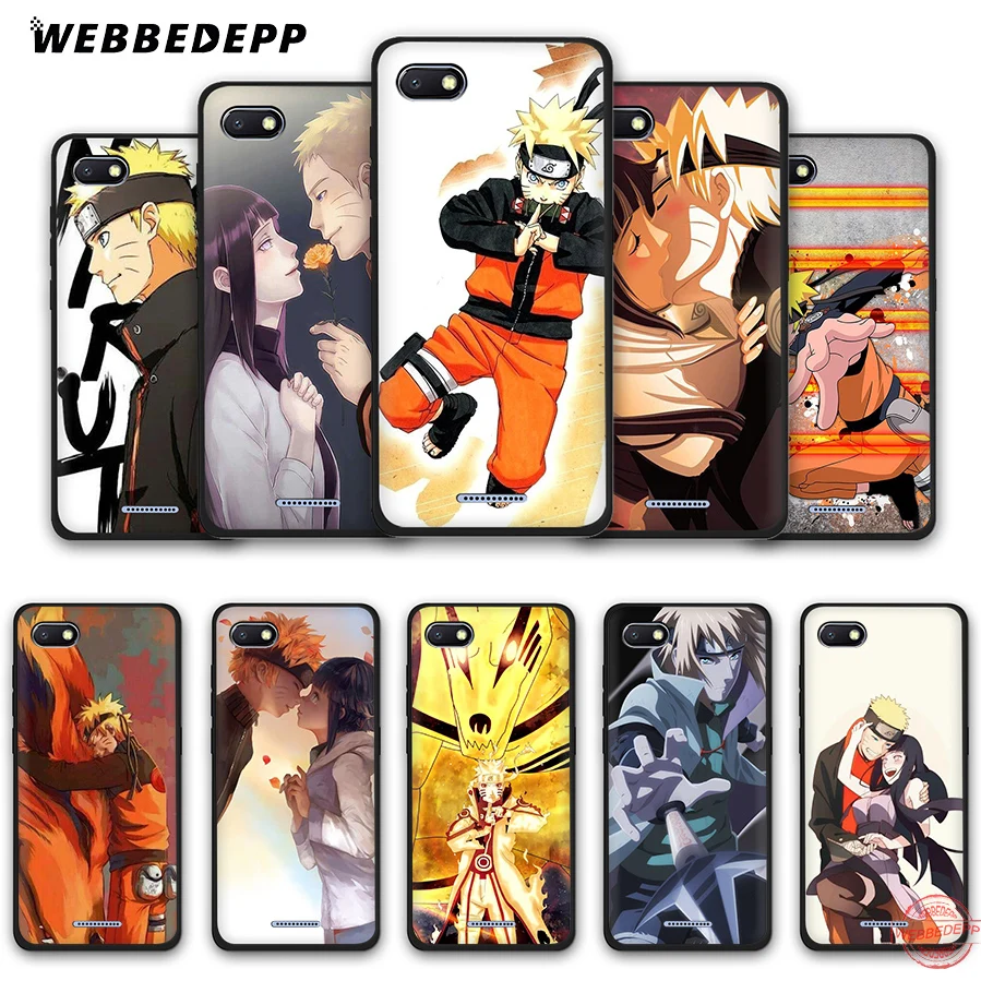 

WEBBEDEPP Japanese Anime Naruto Uzumaki Soft Phone Case for Redmi Note 8 7 6 5 Pro 4A 5A 6A 4X 5 Plus S2 Go Cases