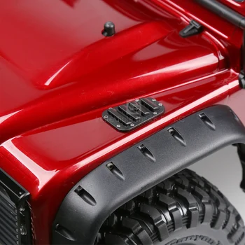

2PCS Model Car Engine Cover Air Intake Grille Side Body Shell Air Inlet Port Grille for 1:10 Rock Crawler RC Cars Decor Parts