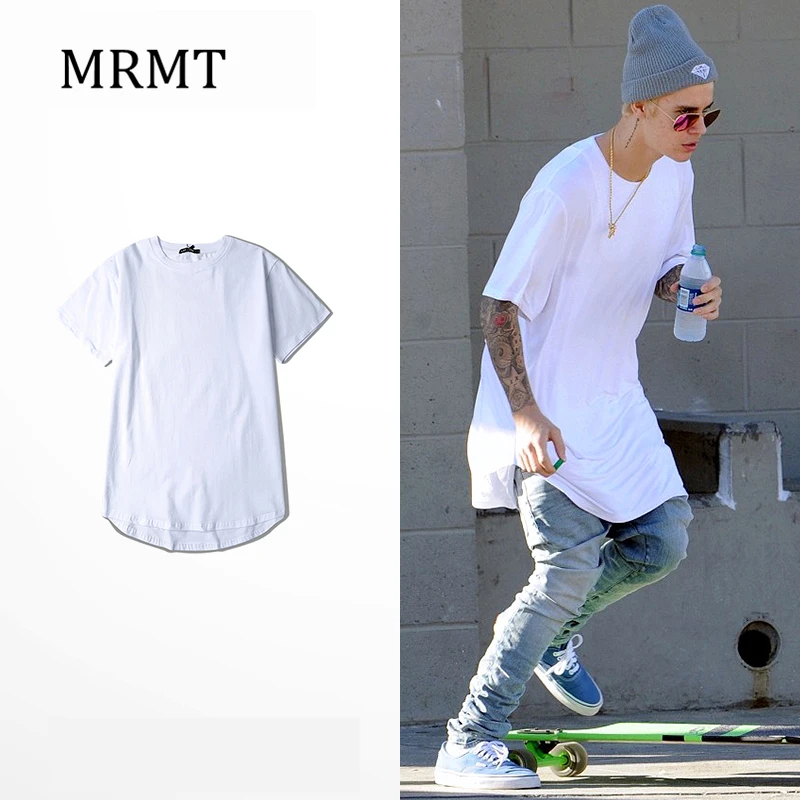 

2019 new MRMT 7 colors High street arc hem t shirt lengthened Over size TEE short sleeved Cotton T-shirt tshirt
