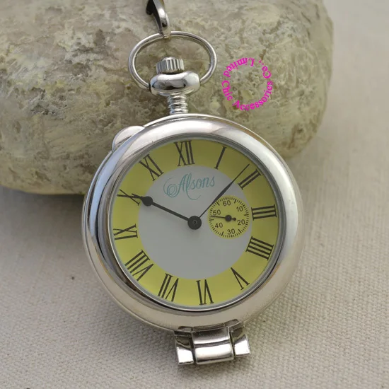 g Roman Dial Mechanical Skeleton Steel Mens silver Pocket Watch vintage retro ancient fashion