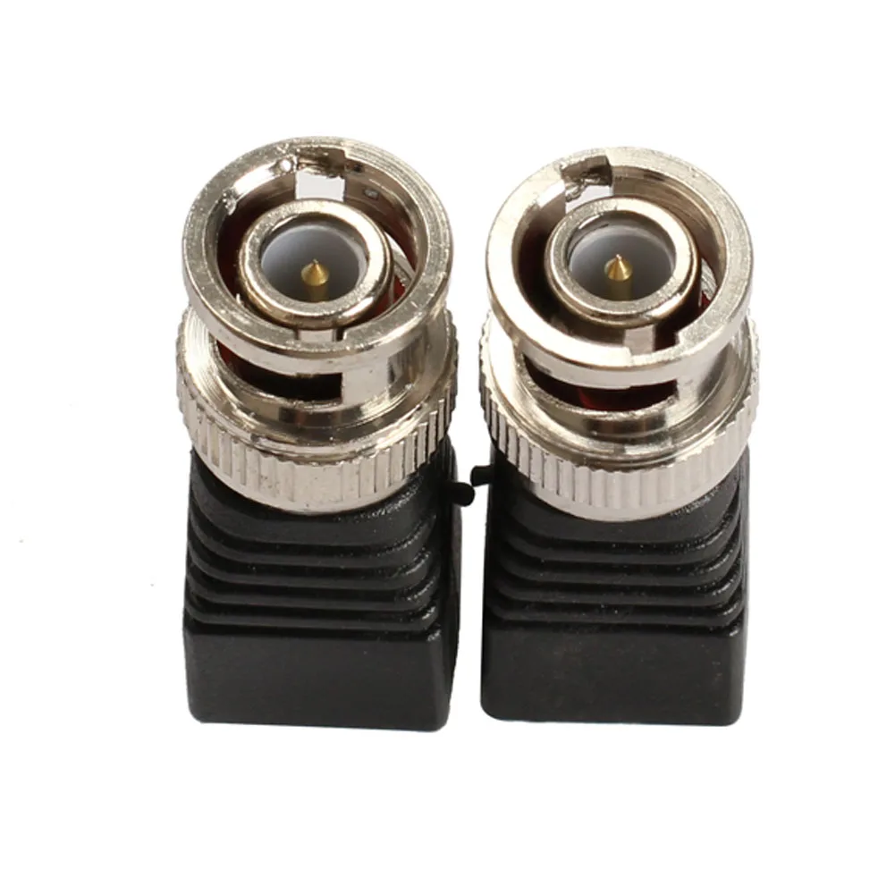 2PCS Mini Coax CAT5 To Camera CCTV BNC Video Balun Connector Adapter POE cctv tester IP camera Transmission Cables Accessories