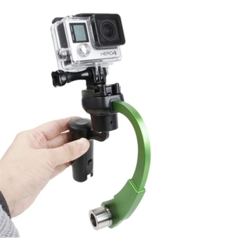 Мини Ручной Стабилизатор камеры стабилизатор видео для Hero 3 + 4 Форма лука DV sj4000