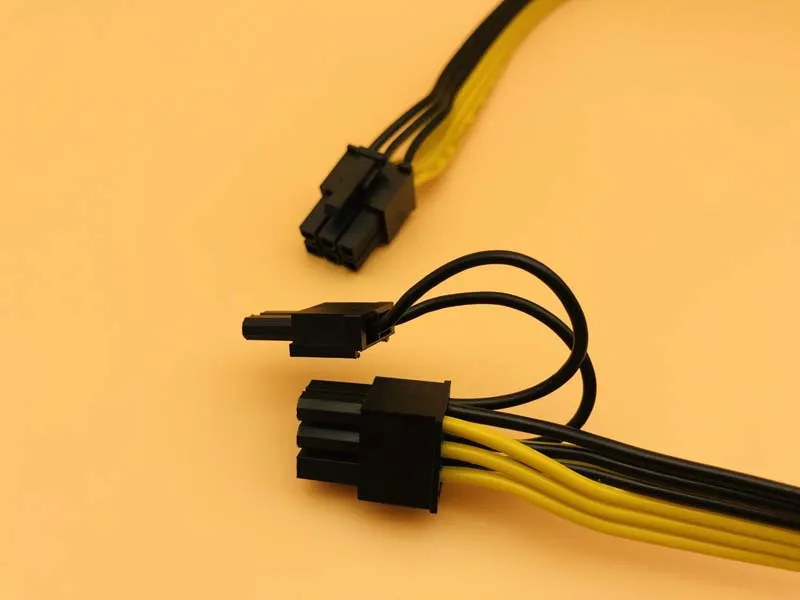 Riser power Cable 6Pin to 8Pin (6+2) Cable Server Power Conversion Board Graphic Card Power Cable 18AWG Splitter for BTC Mining
