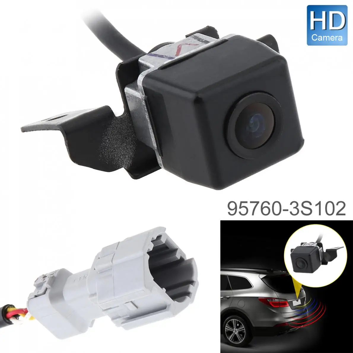

Car Rear View Camera Auto Backup Parking Assist Camera OEM 957603S102 95760-3S102 596-00473 for 2011-12-13-14 Hyundai Sonata