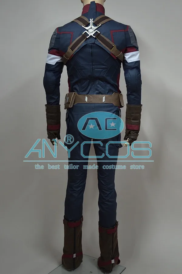 Мстители эра Альтрона Капитан Америка 3 Косплей Костюм Стива костюм Роджерс униформа наряд для взрослых мужчин костюм супергероя униформа