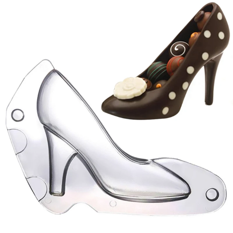 

Shoe Chocolate Mold 3D High Heel Shoes Candy Sugar Paste Molds Cake Decorating Tools for DIY Home Baking sugar craft Accessories