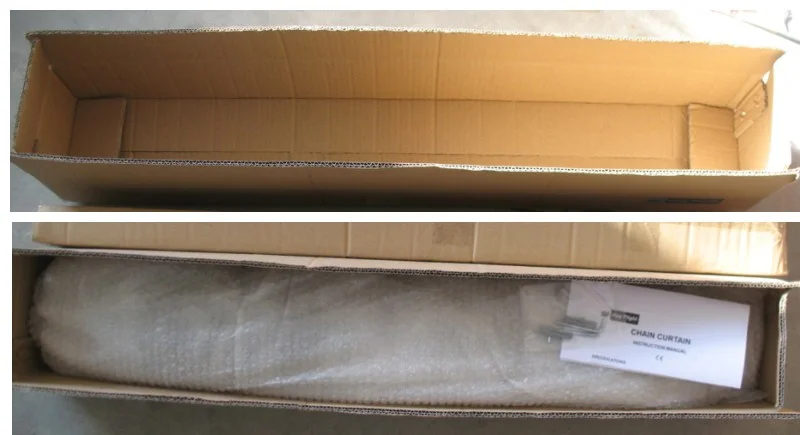 Aluminum link chain curtain 01