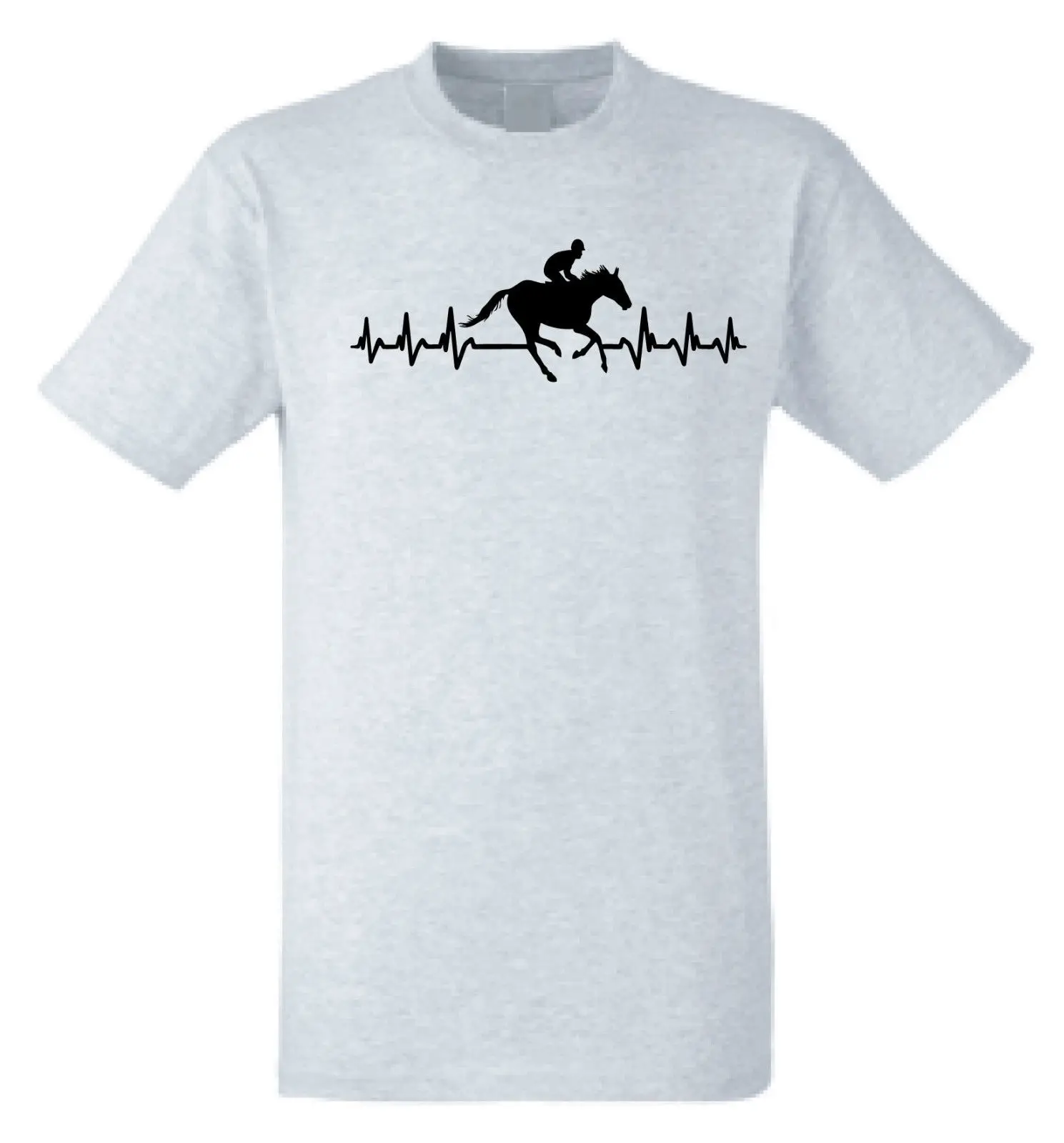 انها في بلدي نبضات الحصان ركوب T قميص الفارس تي شيرت الحصان Racinger القلب أعلى T قميص عارضة الرجال الملابس
