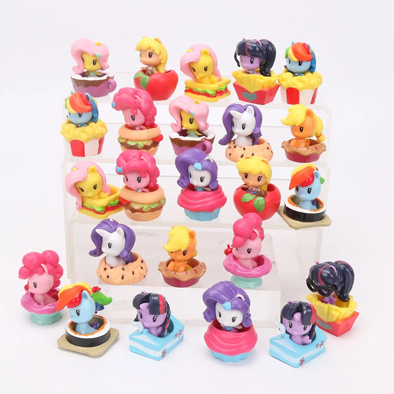 My Little Pony игрушки милашка Марка Crew мини игрушка пони дружба Волшебная Радуга тире