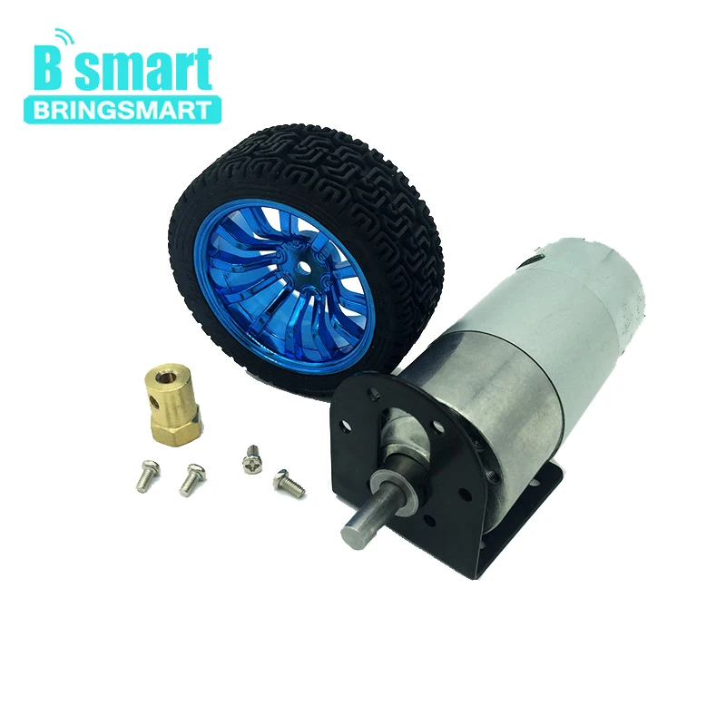 Bringsmart DC Шестерни мотор комплекты JGB37-550TZ 6V 12V Шестерни коробка Электродвигатель с редуктором с сцепное устройство 9-2300 об/мин обратный игрушечный автомобиль DIY робот