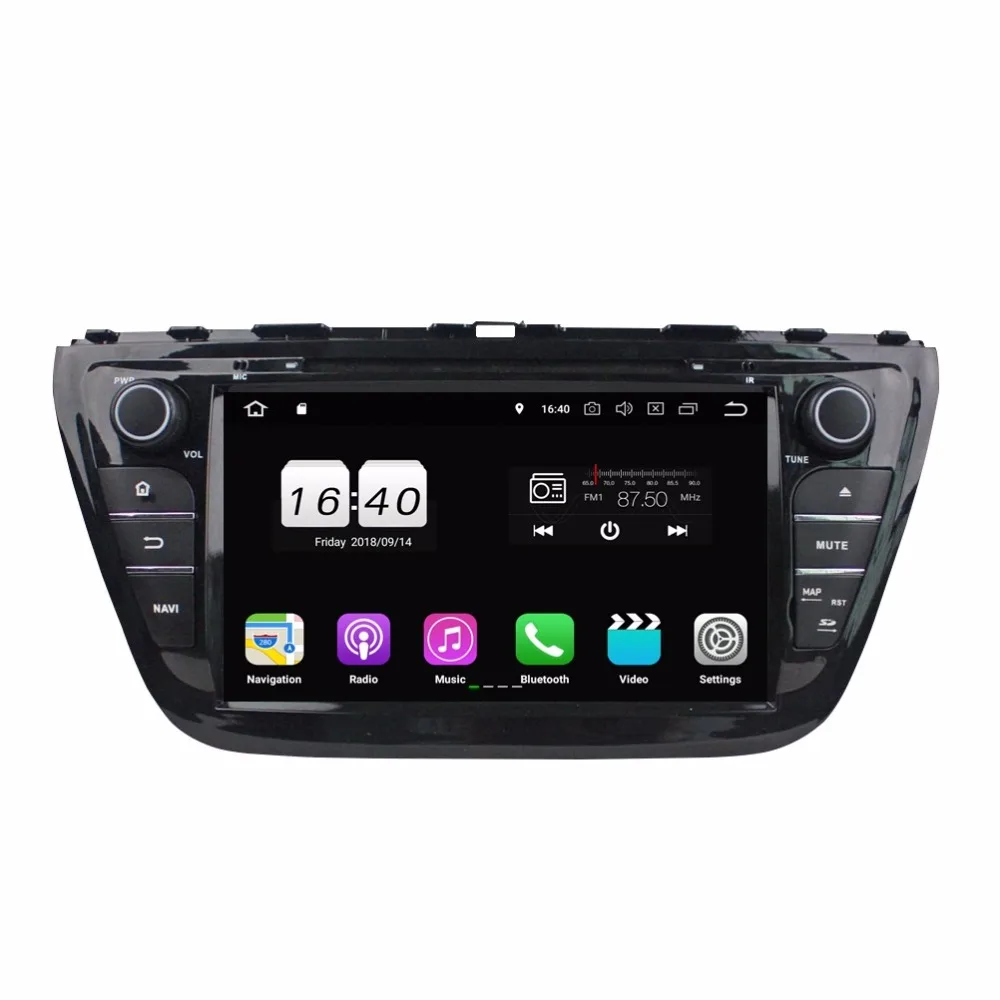 

1024*600 2GB RAM Quad Core 8" Android 8.1 Car DVD Player for Suzuki SX4 S Cross 2014 With Radio GPS 3G WIFI Bluetooth 16GB ROM