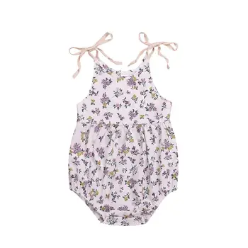 

Newborn Kid Baby Girl Floral Print Romper Bebe Children Girl Jumpsuit Outfit