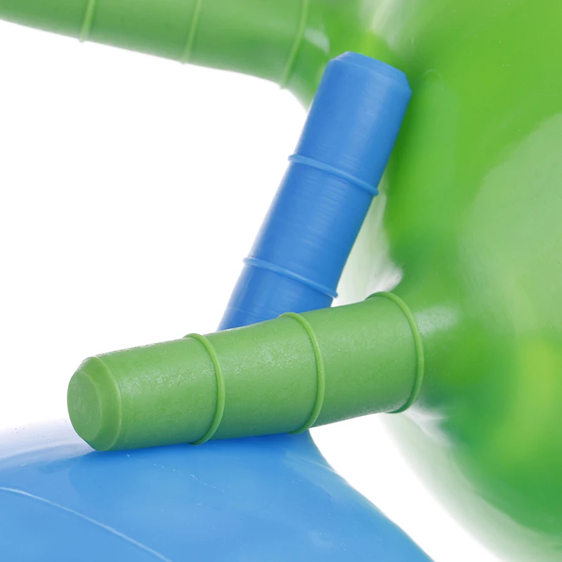 3 размера прекрасный прыгающий шар с ручкой массажный Рог надувная игрушка детская игра спортивные игрушки цвет случайный