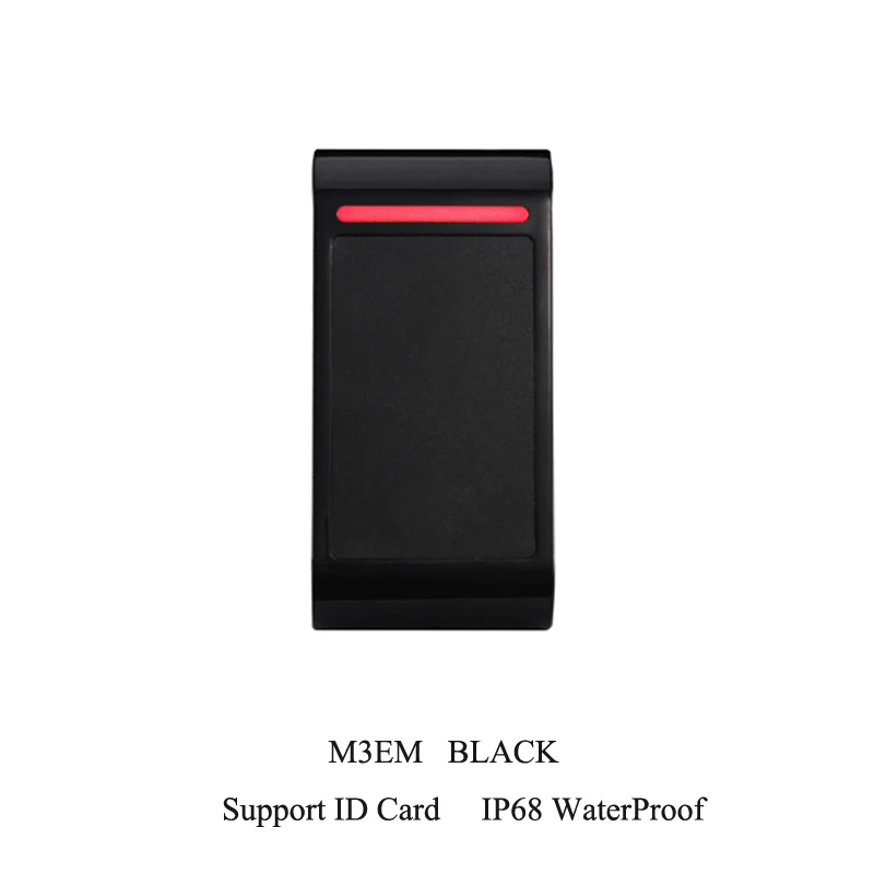 10000 карт емкость пользователей Автономный контроллер доступа M3 поддержка IC/ID карты wiegand водонепроницаемый IP68 система контроля доступа для домашней двери - Цвет: M3EM Black