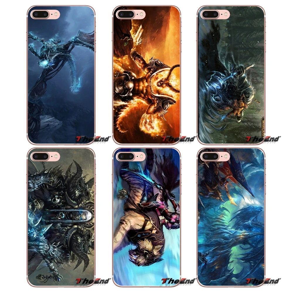 Transparent Soft Cases Cover WoW World of Warcraft Print For Huawei P Smart Y6 Ascend P8 P9 P10 Plus Nova P20 Lite Pro Mini 2017 | Мобильные