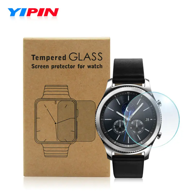 Screen Protector Tempered Glass for Samsung Galaxy Gear S3 Classic or Frontier 9H 2 5D font