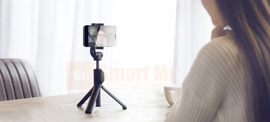 Xiaomi складной Ручной штатив селфи палка monopod selfiestick Bluetooth с беспроводным затвором для Android и iPhone