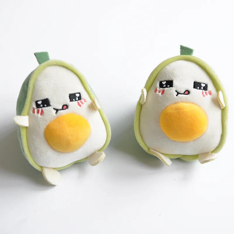 Avocado Fragrant gas plush toy backpack keychain small pendant 7