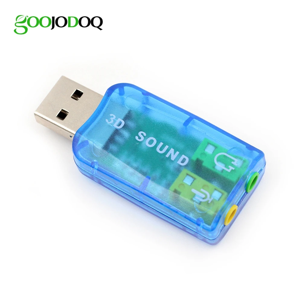 5 1 sound card external usb audio adapter sound card usb to 3 5mm earphone micphone 5 1 sound card external usb audio adapter sound card usb to 3 5mm earphone micphone
