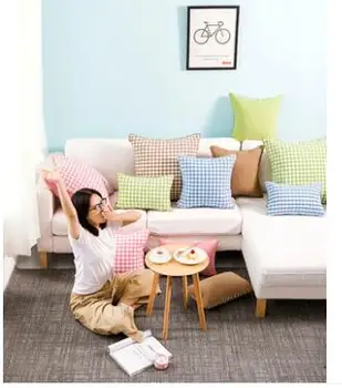 

Pillowcase Bedside pillowcase without core garden lattice plain sofa hug pillowcase