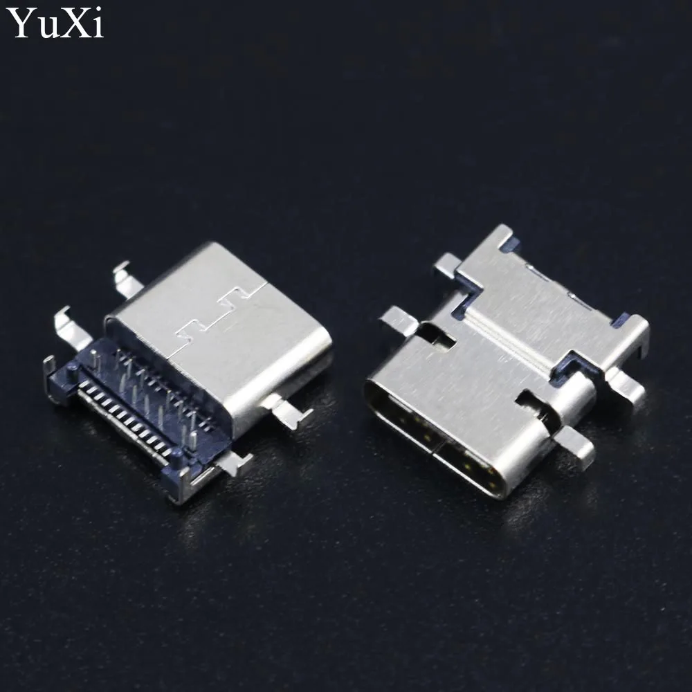 

YuXi 2pcs USB 3.1 Female Type-C Connector Micro USB 3.1 Jack charging port Plug