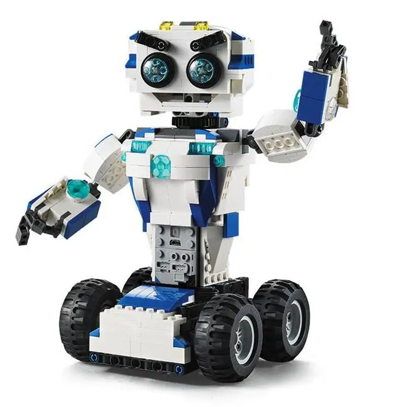 

RC Remote Control Robot 2IN1 Transform Deformation Intelligent Robots DIY Toy Kids Present Educational Toys