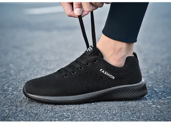 

New Mesh Men Casual Shoes Lac-up Men Shoes Lightweight Comfortable Breathable Walking Sneakers Tenis Feminino Zapatos